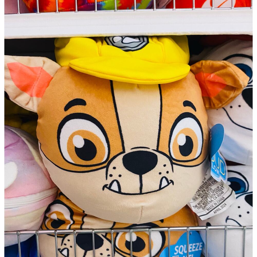 Paw Patrol Rubble Cloud Travel Pillow